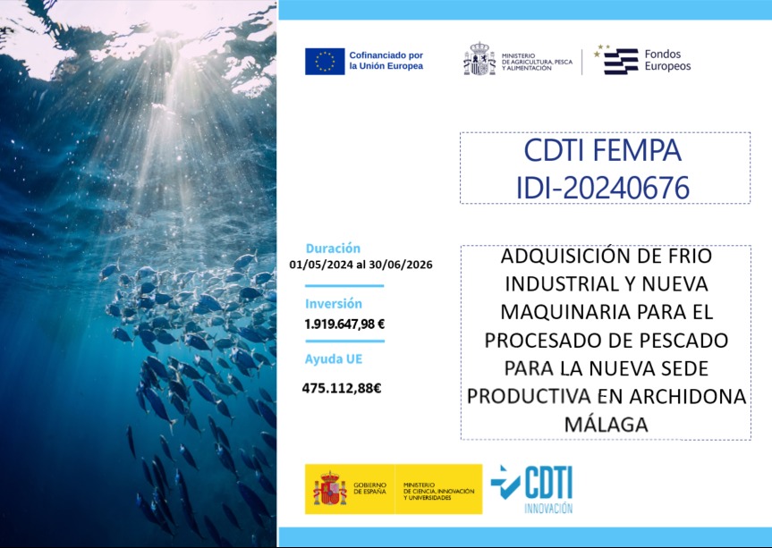 Equipos de refrigeración y cartel CDTI